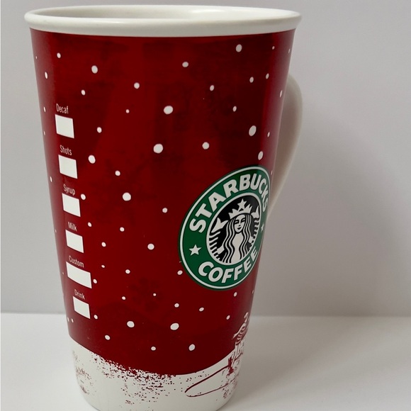 Starbucks 2007 red Holiday Mug - Picture 2 of 3